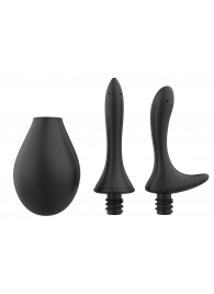 Черный анальный душ Nexus Anal Douche Set с 2 сменными насадками - Nexus Range - купить с доставкой в Нижневартовске