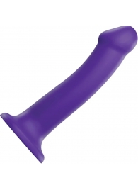 Фиолетовый фаллоимитатор-насадка Strap-On-Me Dildo Dual Density size L - 19 см. - Strap-on-me - купить с доставкой в Нижневартовске