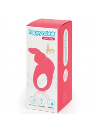 Розовое эрекционное виброкольцо Happy Rabbit Rechargeable Rabbit Cock Ring - Happy Rabbit - в Нижневартовске купить с доставкой