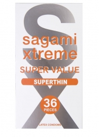 Ультратонкие презервативы Sagami Xtreme Superthin - 36 шт. - Sagami - купить с доставкой в Нижневартовске