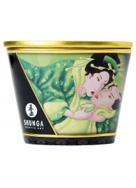 Массажная свеча Exotic Green Tea с ароматом зелёного чая - 170 мл. - Shunga - купить с доставкой в Нижневартовске