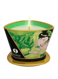 Массажная свеча Exotic Green Tea с ароматом зелёного чая - 170 мл. - Shunga - купить с доставкой в Нижневартовске