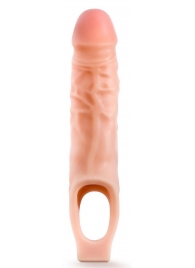 Телесная насадка на пенис 9 Inch Cock Sheath Extender - 22,2 см. - Blush Novelties - в Нижневартовске купить с доставкой