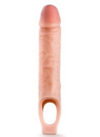 Телесная насадка на пенис 10 Inch Cock Sheath Extender - 25 см. - Blush Novelties - в Нижневартовске купить с доставкой