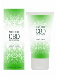 Крем-пролонгатор Natural CBD Delay Cream - 50 мл. - Shots Media BV - купить с доставкой в Нижневартовске