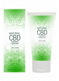 Лубрикант с пролонгирующим эффектом Natural CBD Numbing Lubricant - 50 мл. - Shots Media BV - купить с доставкой в Нижневартовске