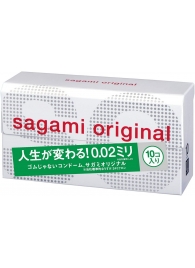 Ультратонкие презервативы Sagami Original 0.02 - 10 шт. - Sagami - купить с доставкой в Нижневартовске