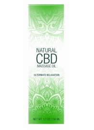 Массажное масло Natural CBD Massage Oil - 50 мл. - Shots Media BV - купить с доставкой в Нижневартовске