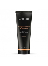 Массажный легкий крем WICKED Orange Blossom plus Patchouli - 120 мл. - Wicked - купить с доставкой в Нижневартовске