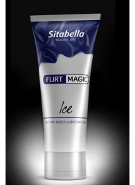 Силиконовая гель-смазка FLIRT MAGIC Ice с лёгким пролонгирующим эффектом - 75 мл. - Sitabella - купить с доставкой в Нижневартовске