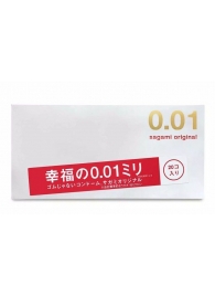 Ультратонкие презервативы Sagami Original 0.01 - 20 шт. - Sagami - купить с доставкой в Нижневартовске