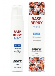 Возбуждающий гель Raspberry Mint с ароматом малины и мяты - 15 мл. - Exsens - купить с доставкой в Нижневартовске