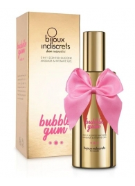 Гель с ароматом жвачки Bubblegum 2-in-1 Scented Silicone Massage And Intimate Gel - 100 мл. - Bijoux Indiscrets - купить с доставкой в Нижневартовске