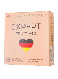 Ароматизированные презервативы EXPERT Fruit Mix - 3 шт. - Expert - купить с доставкой в Нижневартовске