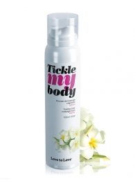 Массажная хрустящая пенка Tickle My Body Monoi с ароматом моной - 150 мл. - Love to Love - купить с доставкой в Нижневартовске