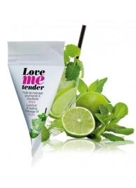 Съедобное согревающее массажное масло Love Me Tender Mojito с ароматом мохито - 10 мл. - Love to Love - купить с доставкой в Нижневартовске