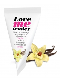 Съедобное согревающее массажное масло Love Me Tender Vanilla с ароматом ванили - 10 мл. - Love to Love - купить с доставкой в Нижневартовске