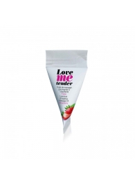 Съедобное согревающее массажное масло Love Me Tender Strawberry с ароматом клубники - 10 мл. - Love to Love - купить с доставкой в Нижневартовске