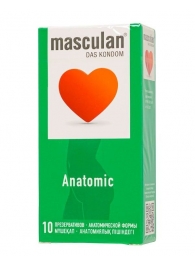 Презервативы анатомической формы Masculan Anatomic - 10 шт. - Masculan - купить с доставкой в Нижневартовске