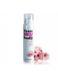 Массажная хрустящая пенка Tickle My Body Cherry Blossom с ароматом вишневого цвета - 150 мл. - Love to Love - купить с доставкой в Нижневартовске