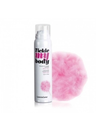 Массажная хрустящая пенка Tickle My Body Cotton Candy с ароматом сладкой ваты - 150 мл. - Love to Love - купить с доставкой в Нижневартовске
