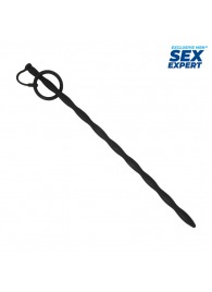 Черный стимулятор уретры Sex Expert - Sex Expert - купить с доставкой в Нижневартовске