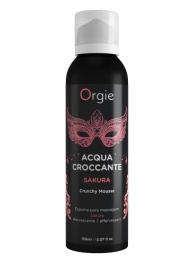 Хрустящая пенка для массажа Orgie Acqua Croccante Sakura с ароматом сакуры - 150 мл. - ORGIE - купить с доставкой в Нижневартовске
