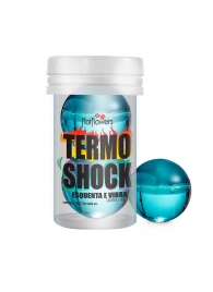 Интимный гель Termo Shock Hot Ball с разогревающе-покалывающим эффектом (2 шарика по 3 гр.) - HotFlowers - купить с доставкой в Нижневартовске