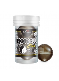 Анальный лубрикант на масляной основе Hot Ball Plus Conforto (2 шарика по 3 гр.) - HotFlowers - купить с доставкой в Нижневартовске