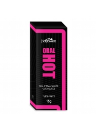 Гель для оральных ласк Oral Hot с согревающим эффектом - 15 гр. - HotFlowers - купить с доставкой в Нижневартовске