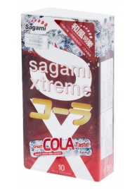 Ароматизированные презервативы Sagami Xtreme COLA - 10 шт. - Sagami - купить с доставкой в Нижневартовске