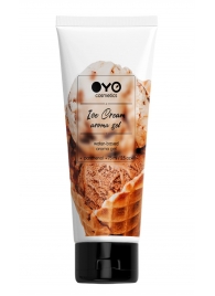 Лубрикант на водной основе OYO Aroma Gel Ice Cream с ароматом пломбира - 75 мл. - OYO - купить с доставкой в Нижневартовске