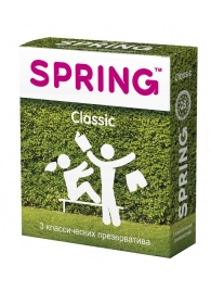 Классические презервативы SPRING CLASSIC - 3 шт. - SPRING - купить с доставкой в Нижневартовске