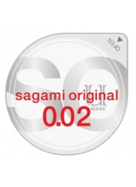 Ультратонкий презерватив Sagami Original - 1 шт. - Sagami - купить с доставкой в Нижневартовске