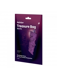 Фиолетовый мешочек для хранения игрушек Treasure Bag XL - Satisfyer - купить с доставкой в Нижневартовске