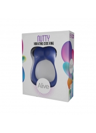 Синее эрекционное виброкольцо Nutty - Adrien Lastic - в Нижневартовске купить с доставкой