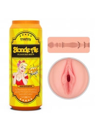 Телесный мастурбатор-вагина Pleasure Brew Masturbator-Blond Ale в банке - Lovetoy - в Нижневартовске купить с доставкой