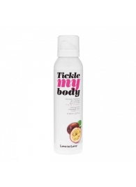 Массажная хрустящая пенка Tickle my body с ароматом маракуйи - 150 мл. - Love to Love - купить с доставкой в Нижневартовске