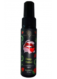 Спрей для горла Deep Throat с десенсибилизирующим эффектом и вкусом клубники - 50 мл. - БиоМед - купить с доставкой в Нижневартовске