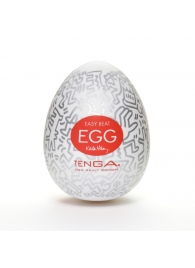 Мастурбатор-яйцо Keith Haring EGG PARTY - Tenga - в Нижневартовске купить с доставкой