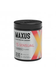 Анатомические презервативы MAXUS Sensual - 15 шт. - Maxus - купить с доставкой в Нижневартовске