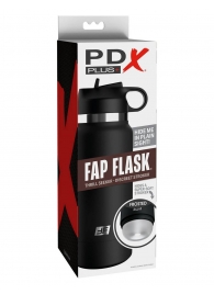 Черный мастурбатор в виде бутылки Fap Flask - Pipedream - в Нижневартовске купить с доставкой