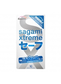 Презервативы Sagami Xtreme Ultrasafe с двойным количеством смазки - 10 шт. - Sagami - купить с доставкой в Нижневартовске