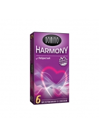 Презервативы с рёбрышками Domino Harmony - 6 шт. - Domino - купить с доставкой в Нижневартовске