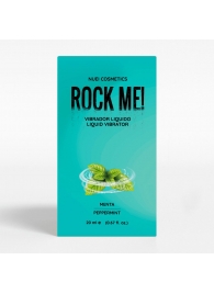 Жидкий вибратор Nuei Rock Me! с ароматом мяты - 20 мл. - Nuei cosmetics - купить с доставкой в Нижневартовске