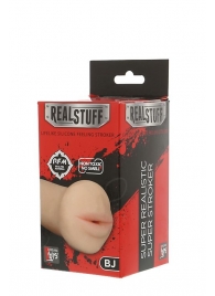 Нежный мастурбатор-ротик REALSTUFF 5INCH MASTURBATOR BJ - Dream Toys - в Нижневартовске купить с доставкой