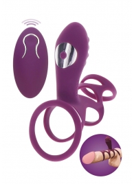 Фиолетовая эрекционная вибронасадка Halo Halo C-Ring Sleeve - Toy Joy - в Нижневартовске купить с доставкой