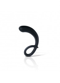 Черный массажер простаты Curving Curt - 13 см. - MyStim - купить с доставкой в Нижневартовске
