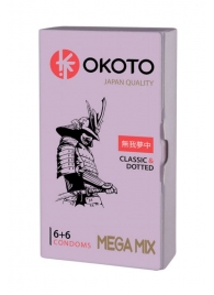 Презервативы OKOTO Mega Mix - 12 шт. - Sitabella - купить с доставкой в Нижневартовске