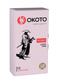 Тонкие презервативы OKOTO Ultra Thin - 12 шт. - Sitabella - купить с доставкой в Нижневартовске